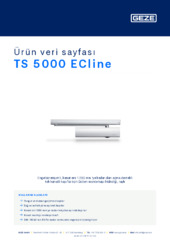 TS 5000 ECline Ürün veri sayfası TR