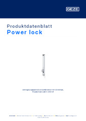 Power lock Produktdatenblatt DE