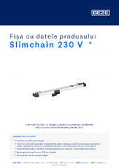 Slimchain 230 V  * Fișa cu datele produsului RO