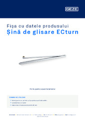 Șină de glisare ECturn Fișa cu datele produsului RO
