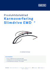 Karmoverføring Slimdrive EMD  * Produktdatablad NB