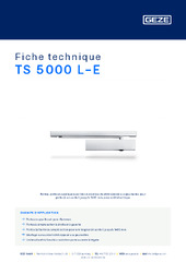 TS 5000 L-E Fiche technique FR