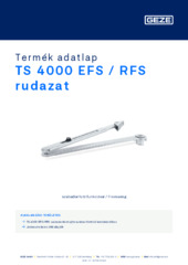 TS 4000 EFS / RFS rudazat Termék adatlap HU