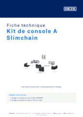 Kit de console A Slimchain Fiche technique FR