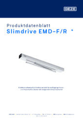 Slimdrive EMD-F/R  * Produktdatenblatt DE