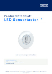 LED Sensortaster  * Produktdatenblatt DE