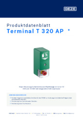 Terminal T 320 AP  * Produktdatenblatt DE