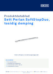 Sett Perlan SoftStopDuo, tosidig demping Produktdatablad NB