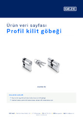 Profil kilit göbeği Ürün veri sayfası TR