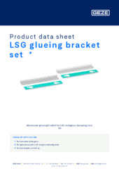 LSG glueing bracket set  * Product data sheet EN