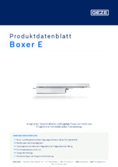 Boxer E Produktdatenblatt DE