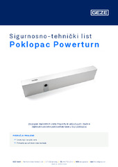 Poklopac Powerturn Sigurnosno-tehnički list HR