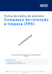 Compasso de retenção e limpeza (FPS) Ficha de dados de produto PT