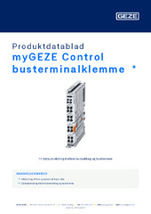 myGEZE Control busterminalklemme  * Produktdatablad DA