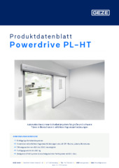 Powerdrive PL-HT Produktdatenblatt DE