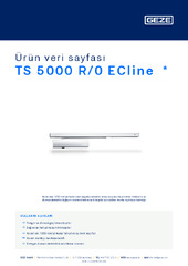 TS 5000 R/0 ECline  * Ürün veri sayfası TR