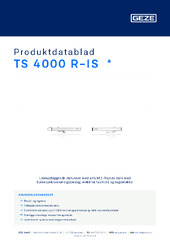 TS 4000 R-IS  * Produktdatablad DA