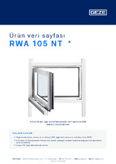 RWA 105 NT  * Ürün veri sayfası TR