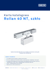 Rollan 40 NT, szkło Karta katalogowa PL
