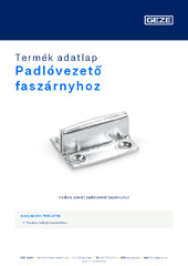 Padlóvezető faszárnyhoz Termék adatlap HU