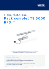 Pack complet TS 5000 RFS  * Fiche technique FR