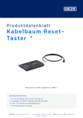 Kabelbaum Reset-Taster  * Produktdatenblatt DE