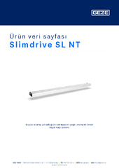 Slimdrive SL NT Ürün veri sayfası TR
