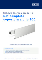 Set completo copertura a clip 100 Scheda tecnica prodotto IT