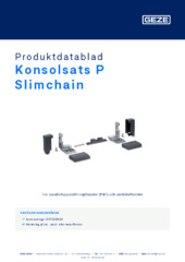 Konsolsats P Slimchain Produktdatablad SV