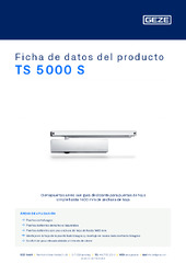 TS 5000 S Ficha de datos del producto ES