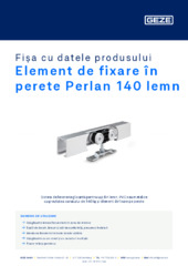 Element de fixare în perete Perlan 140 lemn Fișa cu datele produsului RO