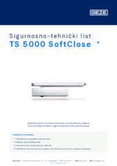 TS 5000 SoftClose  * Sigurnosno-tehnički list HR
