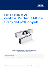 Zestaw Perlan 140 do skrzydeł szklanych Karta katalogowa PL