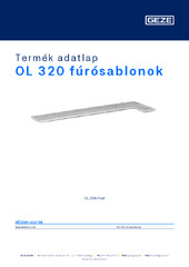 OL 320 fúrósablonok Termék adatlap HU