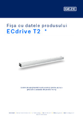 ECdrive T2  * Fișa cu datele produsului RO