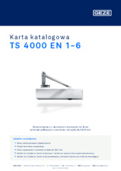 TS 4000 EN 1-6 Karta katalogowa PL