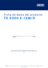 TS 5000 E-ISM/G Ficha de datos del producto ES