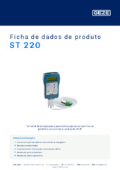 ST 220 Ficha de dados de produto PT