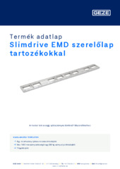 Slimdrive EMD szerelőlap tartozékokkal Termék adatlap HU