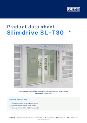 Slimdrive SL-T30  * Product data sheet EN