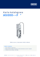 A5000--F  * Karta katalogowa PL