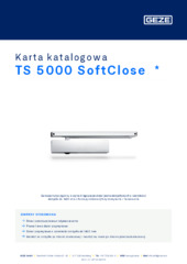 TS 5000 SoftClose  * Karta katalogowa PL