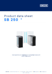 SB 250  * Product data sheet EN