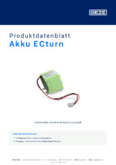 Akku ECturn Produktdatenblatt DE