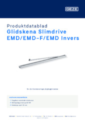 Glidskena Slimdrive EMD/EMD-F/EMD Invers Produktdatablad SV