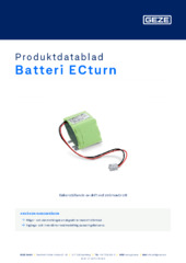 Batteri ECturn Produktdatablad SV