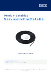 ServiceSchnittstelle Produktdatablad SV
