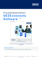 GEZEconnects Software  * Produktdatenblatt DE