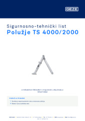 Polužje TS 4000/2000 Sigurnosno-tehnički list HR