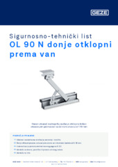 OL 90 N donje otklopni prema van Sigurnosno-tehnički list HR